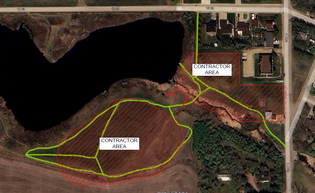 Walking Trail Closure Map